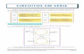 O que caracteriza um circuito em série? - ezuim.com · A figura abaixo ilustra de forma resumida as ... A figura a seguir ilustra uma associação de 4 pilhas ... O circuito mostrado