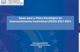 Bases para o Plano Estratégico de Desenvolvimento ...peds.gov.cv/sites/default/files/2017-03/Apresentação Estrutura do... · Desenvolvimento Sustentavel e as recomendações do