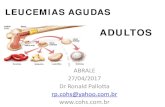 LEUCEMIAS AGUDAS ADULTOS - cohs.com.brcohs.com.br/wp-content/uploads/2017/05/LEUCEMIAS-AGUDAS-ABRALE.pdf · leucemia «arrastada», ... LLA- mais freqüente na infância com pico