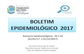 Semanas Epidemiológicas: 01 à 52 (01/01/17 a 31/12/2017)franciscobeltrao.pr.gov.br/wp-content/uploads/2018/01/Boltim... · sobre Natalidade e Mortalidade, bem como, orientações