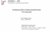 FATEC - SP - EDIF  aula1    Funda§µes diretas Funda§µes indiretas