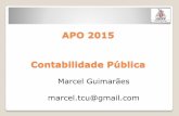 APO 2015 Contabilidade Pública - igepp.com.br · APO 2015 Contabilidade Pública ... Os serviços de contabilidade serão organizados de forma a permitirem o ACOMPANHAMENTO da execução