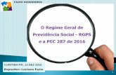 O Regime Geral de Previdência Social - Bancários de Curitiba · Efeito “Redução da Pobreza” 26,0 milhões 13,3% Fonte: PNAD/IBGE – 2014 Elaboração: CGEPR/SPPS/MTPS . 32