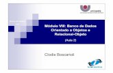 Orientado a Objetos e Relacional-Objeto - Computação Unioeste …clodis/BDI/BDI_2007_Modulo8_2.pdf · outras características de banco de dados às linguagens de programação existentes,