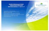 INFORMAÇÕES TRIMESTRAIS - SETEMBRO/2017 - valor.com.br · estão de acordo com os critérios definidos no Pronunciamento Técnico CPC 09 - Demonstração do Valor Adicionado. Com