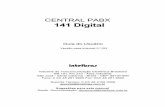 CENTRAL PABX 141 Digital · Este Manual tem como objetivo orientá-lo na operação de sua Central, que possui ... 1.6.7 Captura de Chamada da Fila do Ramal Atendedor (telefonista)
