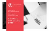 PREMIOS FUNDACOM · Conoce los ganadores de los. Conheça os vencedores dos. PREMIOS FUNDACOM . 2018