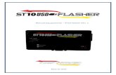 Manual Equipamento ST10 Flasher Rev. 1 - chiptronic.com.br · Para fazer a leitura e programação nos módulos de injeção necessita de Boot Strap ou Boot Mode , que consiste em