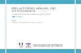 RELATÓRIO ANUAL DE ATIVIDADES - ff.ul.pt · Journal Club - organização mensal de reunião científica baseada na discussão de literatura científica ou apresentação de estudos/projetos