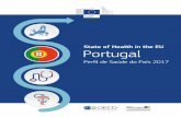 State of Health in the EU Portugal · grande disparidade na esperança de vida entre homens e mulheres, com os homens (78,1 anos) a viverem, em média, menos seis anos do que as mulheres