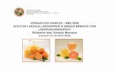 VENDAS DO VAREJO - NIELSEN - CitrusBr · A média do preço do suco de grapefruit no varejo subiu 2,0% em relação ao ano passado, mas a USD 6,84/galão está dez centavos abaixo