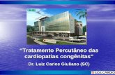 “Tratamento Percutâneo das cardiopatias congênitas”sociedades.cardiol.br/sc/profissional/acervo/palestras/22-09-2006/... · Valvoplastia pulmonar • Indicação de escolha