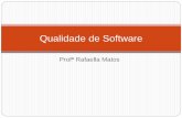 Qualidade de Software - downloadportal.sereduc.com · Relatório do Caos Engenharia de Software 31,1% dos projetos seriam cancelados antes de estarem completos/finalizados 52,7% dos