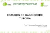 ESTUDOS DE CASO SOBRE TUTORIA - cead.ifes.edu.brcead.ifes.edu.br/moodle/file.php/1/Encontro_presencial_2009-2010/... · • CARLA DE SOUZA - aluna [18:49]: FUI TÃO MAU ASSIM? •