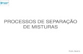PROCESSOS DE SEPARAÇÃO - Escola Monteiro Lobato ... · A catação é o tipo de separação de misturas do tipo "sólido-sólido" , onde as substâncias são separadas manualmente,