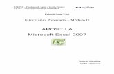 APOSTILA Microsoft Excel 2007 - Marcelo Musci · ... o computador mostra a tela de ... essa caixa é atualizada com o nome da célula ... Ele não terá efeito caso você queira apagar
