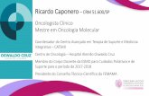 Ricardo Caponero CRM 51.600/SP - rvmais.iweventos.com.br · Ricardo Caponero –CRM 51.600/SP Oncologista Clínico Mestre em Oncologia Molecular Coordenador do Centro Avançado em