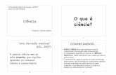 Aula 2 Metodologia - unifap.br · (ALENCAR, 2000) 21 Popper ... •ALENCAR, Edgar F. Iniciação à lógica matemática. 18ª ed. São Paulo: Livraria Nobel S. A., 2000.