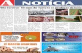A NOTÍCIA - jornalanoticia.com.br · ANOTÍCIA Ano I - Edição nº4 - Distribuição Gratuita Jornalista Responsável: Carla Muller  Itajobi - Sábado, 21 de Outubro de 2017