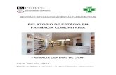 RELATÓRIO DE ESTÁGIO EM FARMÁCIA COMUNITÁRIA · 2018-03-09 · Relatório de estágio em Farmácia Comunitário elaborado pelo estudante Rafael José Maia Amaral, no âmbito da
