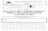 PROVA TEÓRICA TÉCNICO DE LABORATÓRIO / ÁREA: …‰CNICO-DE-LABORATÓRIO-TECNO... · UFJF – CONCURSO PÚBLICO TAE 2014 - TÉCNICO DE LABORATÓRIO / ÁREA: TECNOLOGIA DA CONFECÇÃO