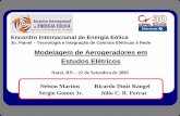 Modelagem de Aerogeradores em Estudos Elétricosnelsonmartins.com/pdf/apresentacoes/2005.09.20-EIEE_3oPainel_N... · Programa ANATEM ÎPossui dois tipos de modelos ... As equações
