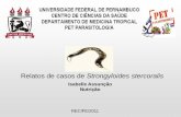 Relatos de casos de Strongyloides stercoralisfiles.petparasitologiaufpe.webnode.com.br/200000090-1c6f81d699/... · • Terapia com tiabendazol foi reconhecida como altamente eficaz