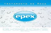 Tratamento de Água - epex.com.br¡logo-tratamento-de-água.pdf · Filtro É destinado ao tratamento de água para consumo humano. Foi projetado para ser o mais simples, prático