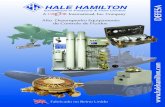 DEFESA - Hale Hamilton · A Hale Hamilton é líder em design, manufatura, fornecimento e suporte de equipamento de controle de fluidos de alto ... Centro de Maquinagem Matsura H405