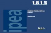 1815 - repositorio.ipea.gov.brrepositorio.ipea.gov.br/bitstream/11058/971/1/TD_1815.pdf · conceito de arranjo híbrido elaborado por Oliver Williamson e refinado por Claude Ménard.