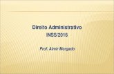 Direito Administrativo - Academia do Concurso · Direito Administrativo INSS/2016 Prof. Almir Morgado . ... administrativo, concurso público, estabilidade ... Pessoa jurídica de