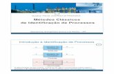 Métodos Clássicos de Identificação de Processos · Métodos Clássicos de Identificação de Processos Departamento de Engenharia Química e de Petróleo – UFF Disciplina: TEQ102-