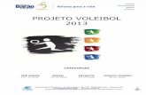 PROJETO VOLEIBOL 2013 · 2013-02-21 · ... do organizar, do liderar, ... Despesas para o Campeonato Estadual de Voleibol ... 1ª COPA BARÃO DE TÊNIS DE MESA E BADMINTON Participantes: