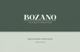Apresentação Institucional - mundoxp.xpi.com.br · 5 Confidencial Grupo Bozano …possuindo atualmente um portólio diversificado de investimentos e voltando a atuar no mercado