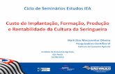 Custo de Implantação, Formação, Produção e Rentabilidade da … · Presidente Prudente Tupa Jales Catanduva Barretos Sao Jose do Rio Preto Valor da Produção por Escritório