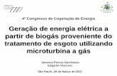 Geração de energia elétrica a partir de biogás proveniente ...143.107.4.241/download/documentos/apresentacoes/4ocongressocogerac... · Desvantagens - Equipamentos importados:
