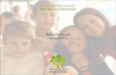 Relatório Mensal Maio/2017 - kickante.com.br · Relatório Mensal de Atividades Maio/2017  Nossa Missão A missão do Programa Voluntariado Árvore da Cidadania é incentivar e