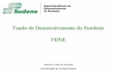 Fundo de Desenvolvimento do Nordeste FDNE - valor.com.br · prioritárias da Política Nacional de Desenvolvimento Regional (PNDR) e Plano Regional de Desenvolvimento do Nordeste