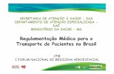Regulamentação Médica para o Transporte de Pacientes no Brasil · Aerocinetose 7. Ritmocircadiano 8. Gases,líquidosevaporestóxicosemaviação 9. Ruídosevibrações Fonte: Google.