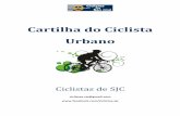 Cartilha ciclista urbano v3 - ta.org.br · Quando for ultrapassar um ciclista, reduza a velocidade e passe ao menos com 1,5m de distância (largura aproximada de uma faixa). Se não