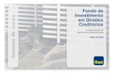 Fundo de Investimento em Direitos Creditórios - Debêntures · interchange, rvs, edi-7, gsi, proceda, stp, connect direct. normas de seguranÇa para base de dados! back-ups das bases