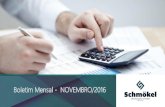 Boletim Mensal - NOVEMBRO/2016 - schmokel.com.brschmokel.com.br/wp-content/uploads/2016/10/boletim-Novembro-16.pdf · Como contabilizar folha de pagamento Com exemplo, mostraremos