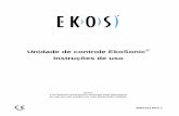 Unidade de controle EkoSonic Instruções de uso Unit... · campo de operação estéril após a conexão do CIC ao Dispositivo endovascular EkoSonic. • Tenha cuidado ao mover a