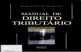  · X Manual de Direito Tributário Martins 6 Posiçäo enciclopédica do direito tributário, 20 Verificação de aprendizagem, 20 7 Relações do direito tributário ...
