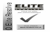 ITA 2004 MATEMÁTICA - elitecampinas.com.br · 9 os ângulos internos do polígono e r a razão da PA. Então: [ ] [ ] 2 2 ... O termo geral do binômio será: 3 6 12 3 12. 3 5. 5