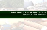BALANÇO SOCIAL 2009 - core.ac.uk · BALANÇO SOCIAL 2009 . Exemplares desta publicação podem ser adquiridos na: ... A falta de informações técnicas e a ... estruturação de