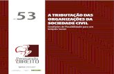 A TRIBUTAÇÃO DAS ORGANIZAÇÕES DA SOCIEDADE CIVILportal.convenios.gov.br/images/docs/MROSC/Estudos_e_Pesquisas/... · Ouvidoria: ... sobre temas de grande impacto público e social,