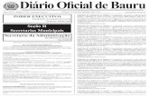 DIRIO OFICIAL DE BAURU 1 Diário Oficial de Bauru · 5- Documentos Pessoais e Comprovante de Residência do Servidor. Obs: Para solicitar a Declaração na Funprev, o responsável