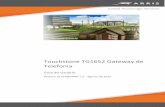 Touchstone TG1652 Gateway de Telefonia - usermanual.wiki · Guia do Usuário do Touchstone TG1652 Gateway de Telefonia Solte a tecla 16 STANDARD 1.2 Direitos Autorais e Marcas Registradas