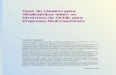 Guia do Usuário para Sindicalistas sobre as Diretrizes da OCDE …old.tuac.org/publicat/guidelinesPortug.pdf · deste instrumento incluem a aplicabilidade global, a abrangência